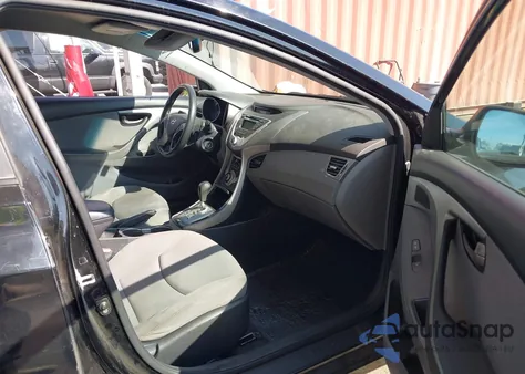 2012 Hyundai Elantra Gls (Ulsan Plant) z USA, uszkodzony, nr VIN KMHDH4AE0CU283231